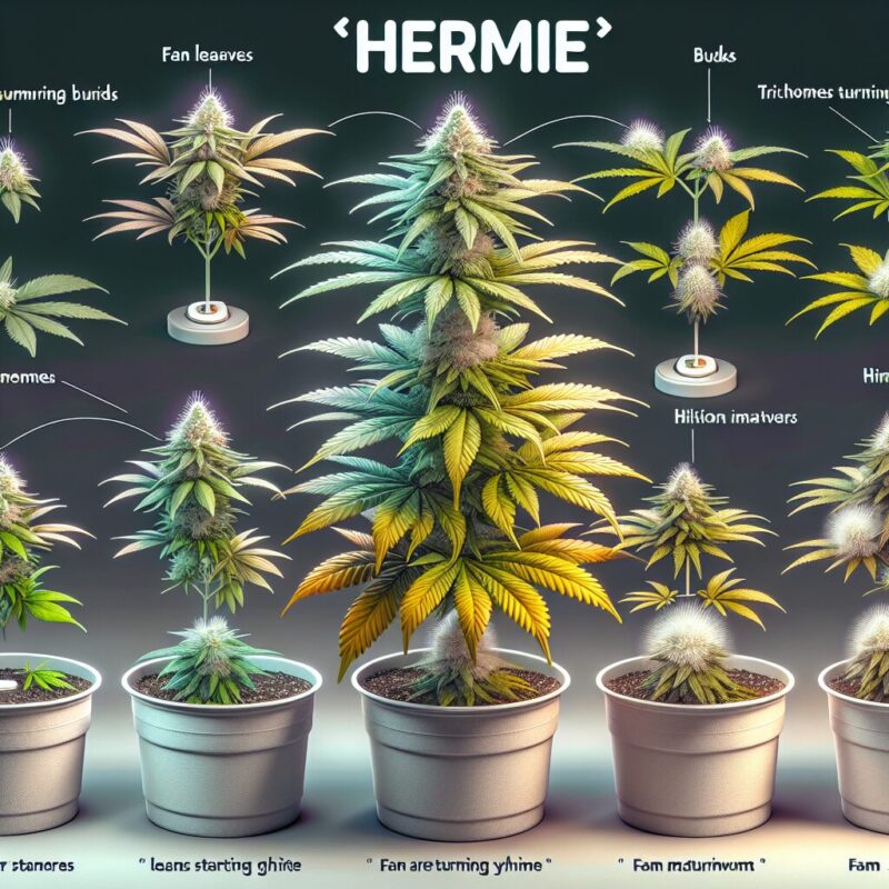 When To Harvest A Hermie Plant