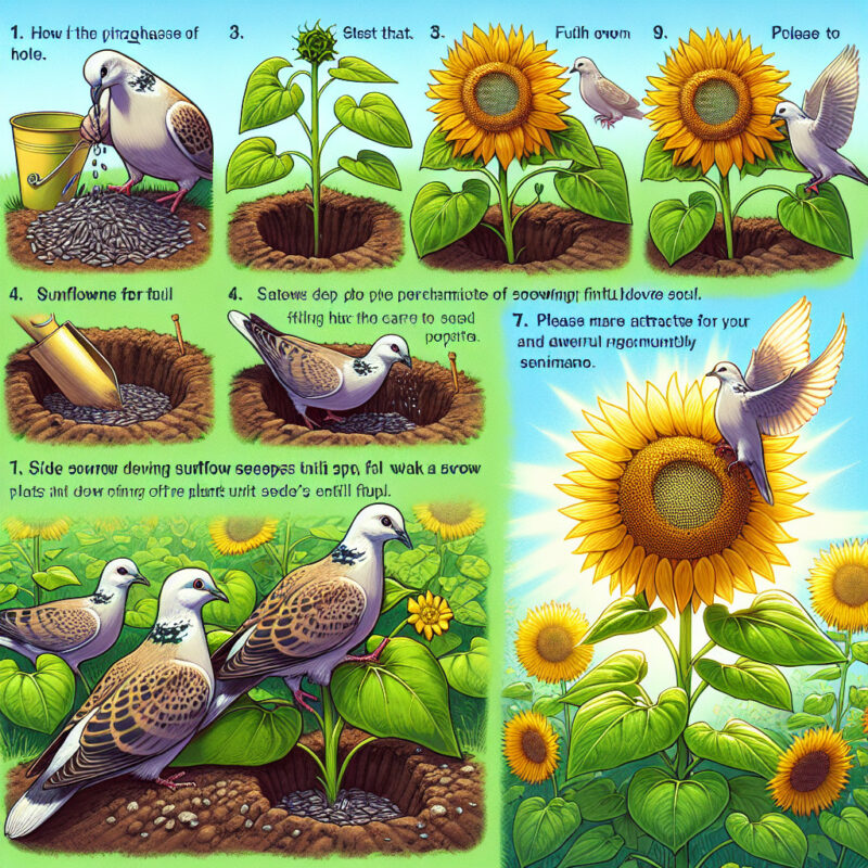 How To Plant Sunflowers For Doves