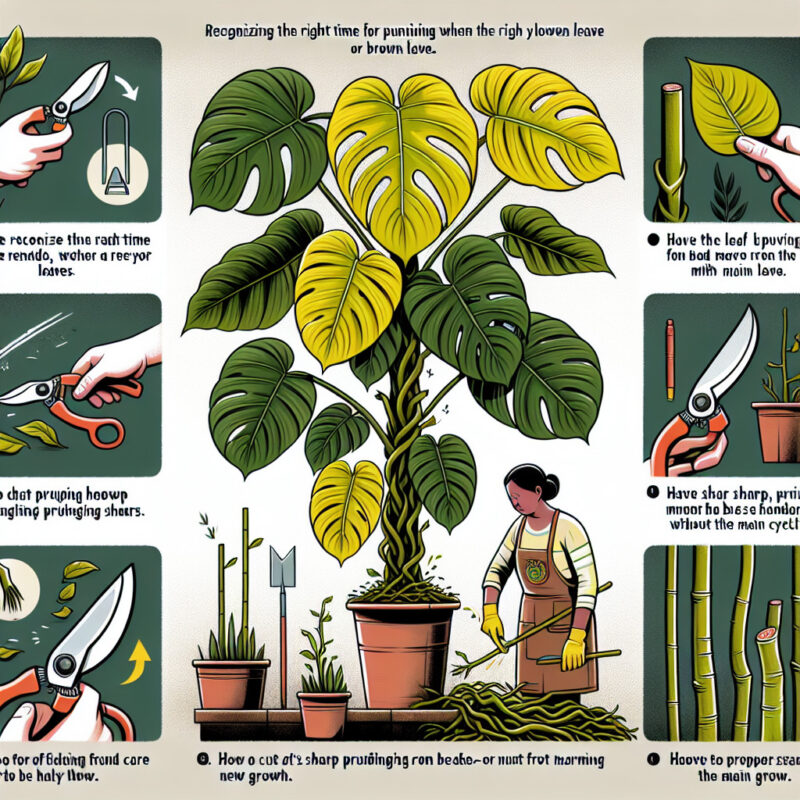 How To Prune A Monstera Plant
