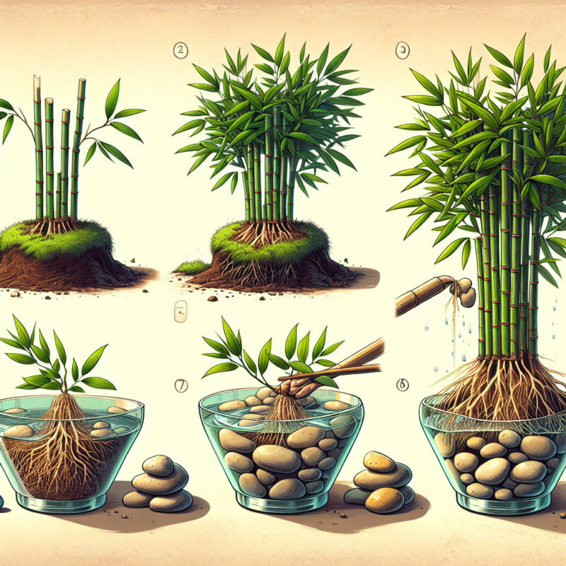 How To Replant A Bamboo Plant In Rocks