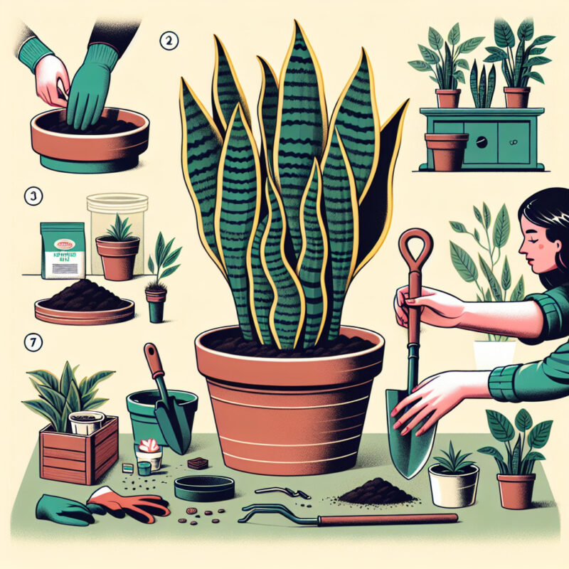 How To Repot A Large Snake Plant