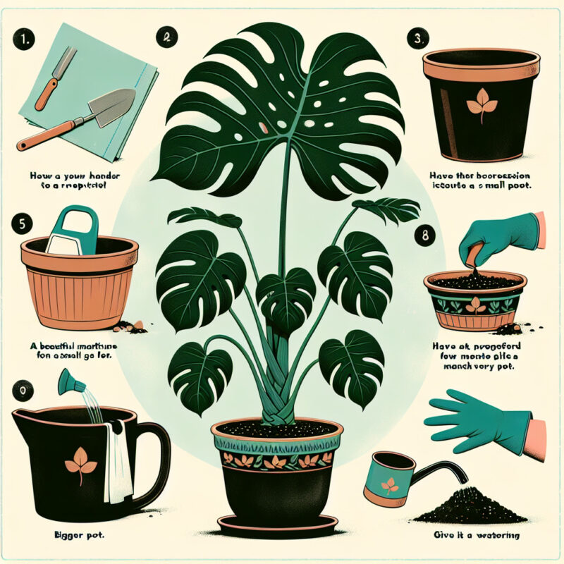 How To Repot Monstera Plant