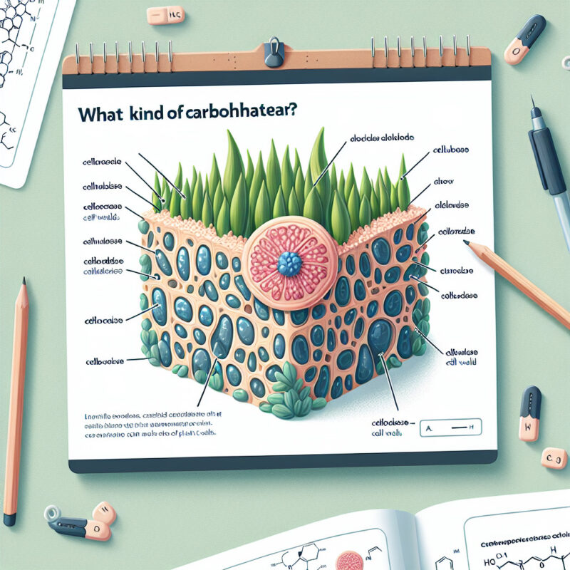 What Carbohydrate Is Found In The Cell Walls Of Plants