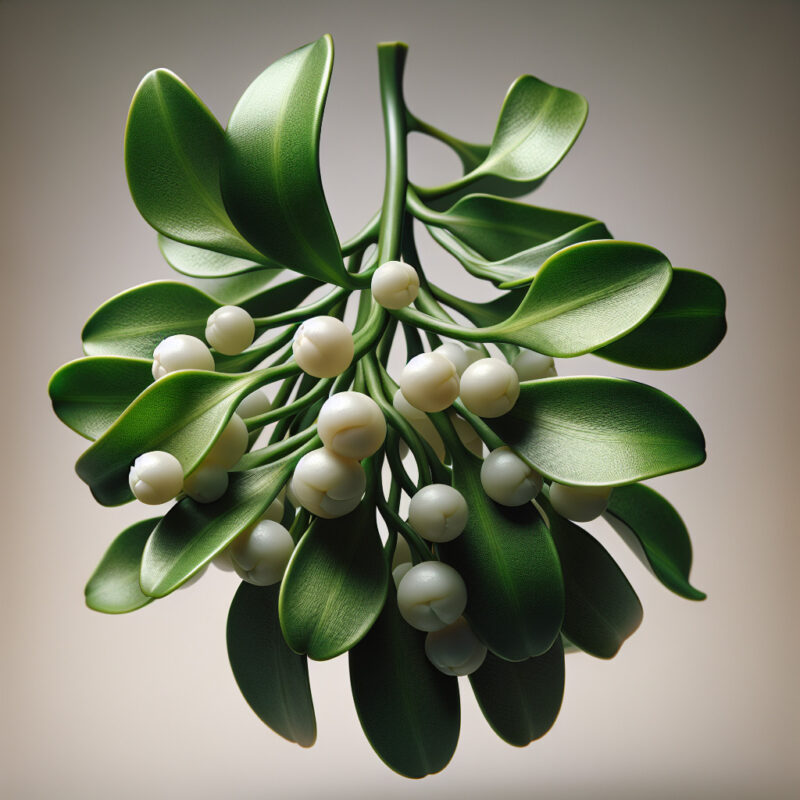 What Color Are The Berries On A Mistletoe Plant