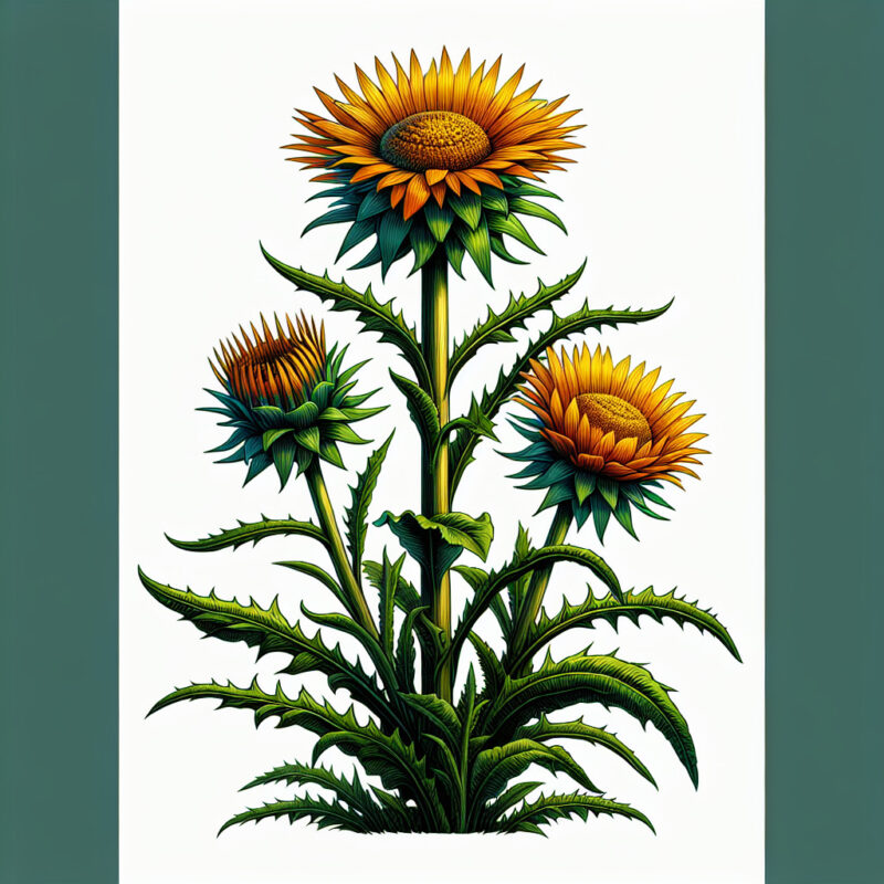 What Does A Safflower Plant Look Like