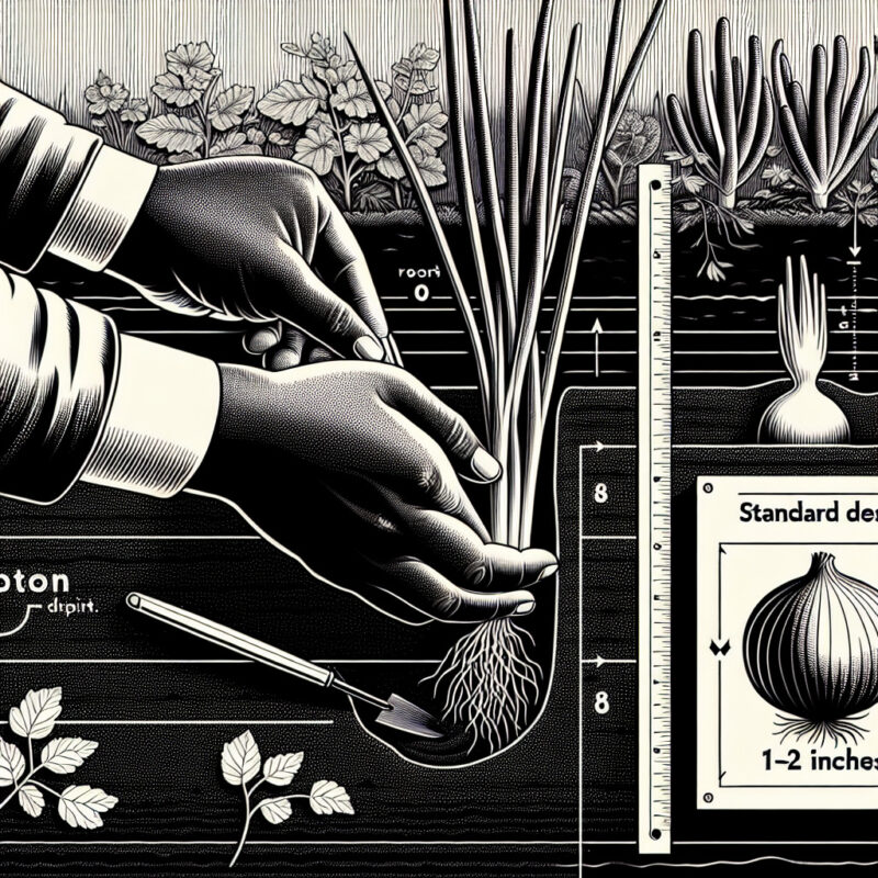 How Deep To Plant Onion Seedlings