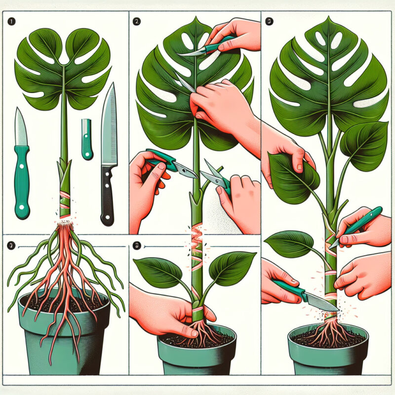 How To Divide Monstera Plant