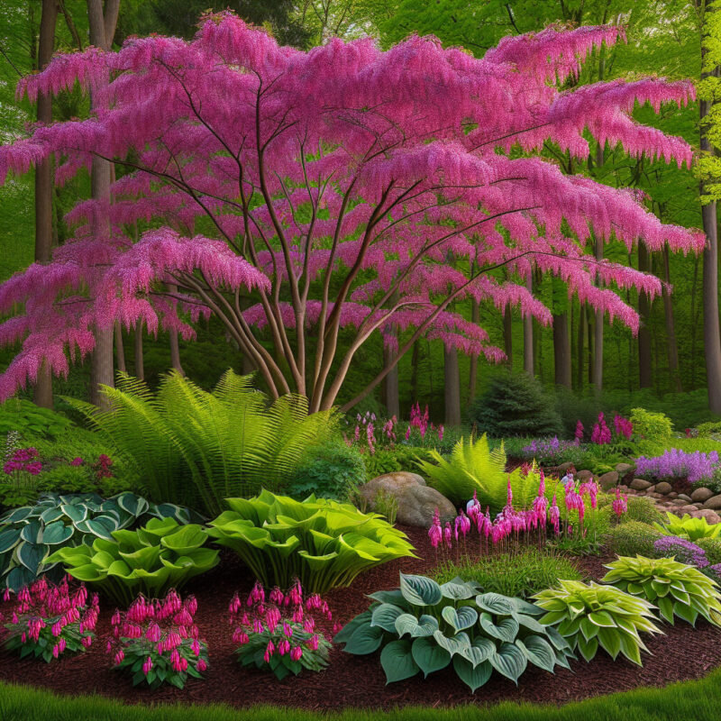 What To Plant Under Redbud Tree
