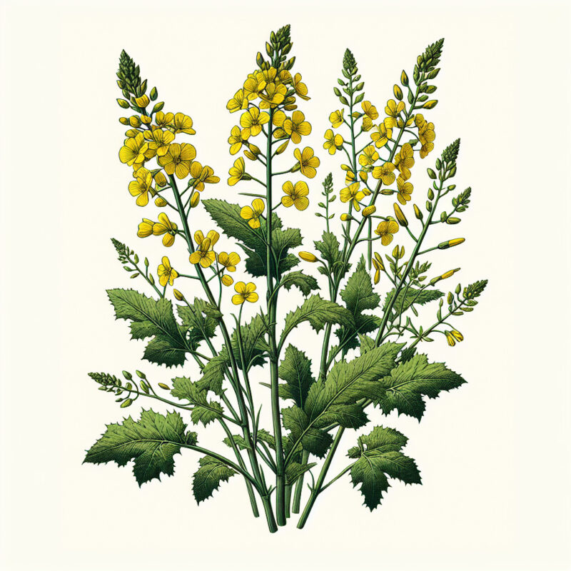 What Does Wild Mustard Plants Look Like