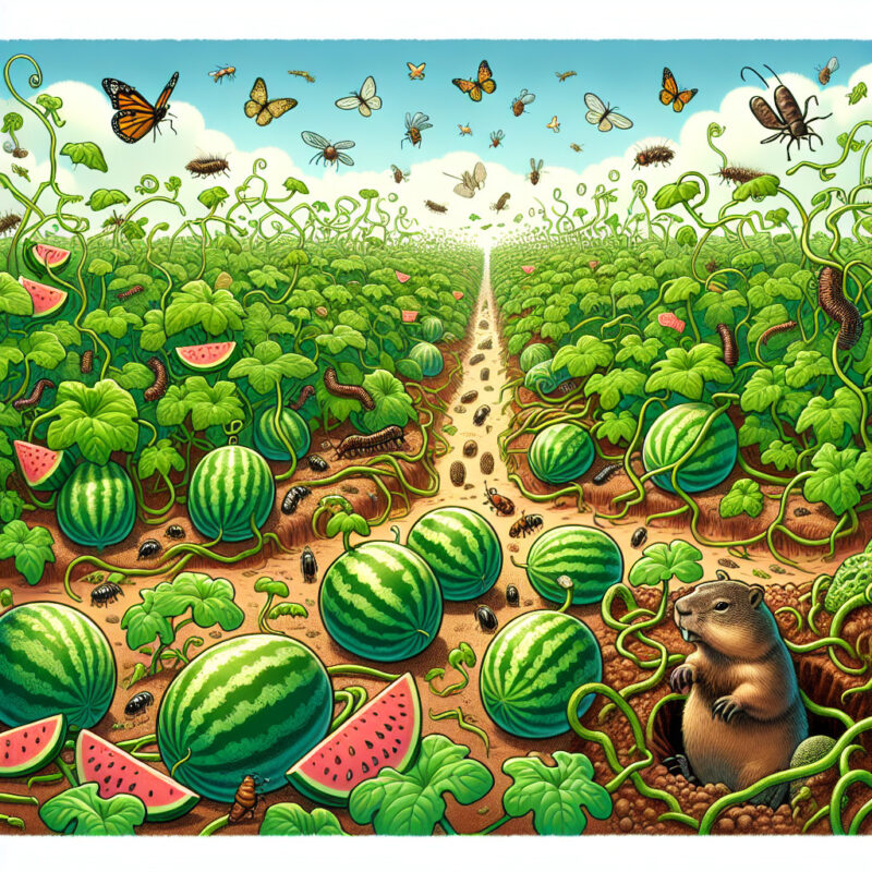 What Eats Watermelon Plants
