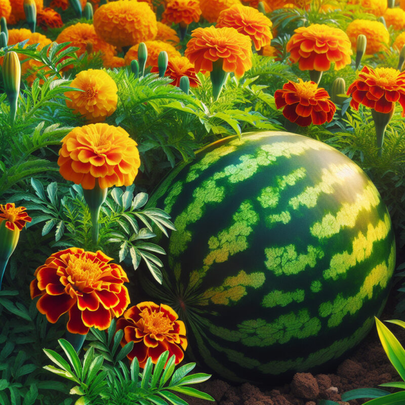 What Is A Good Companion Plant For Watermelon