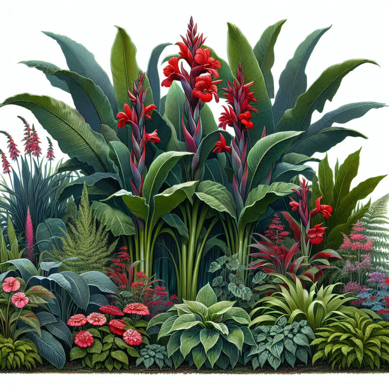 What To Plant With Cannas Plants Pictures