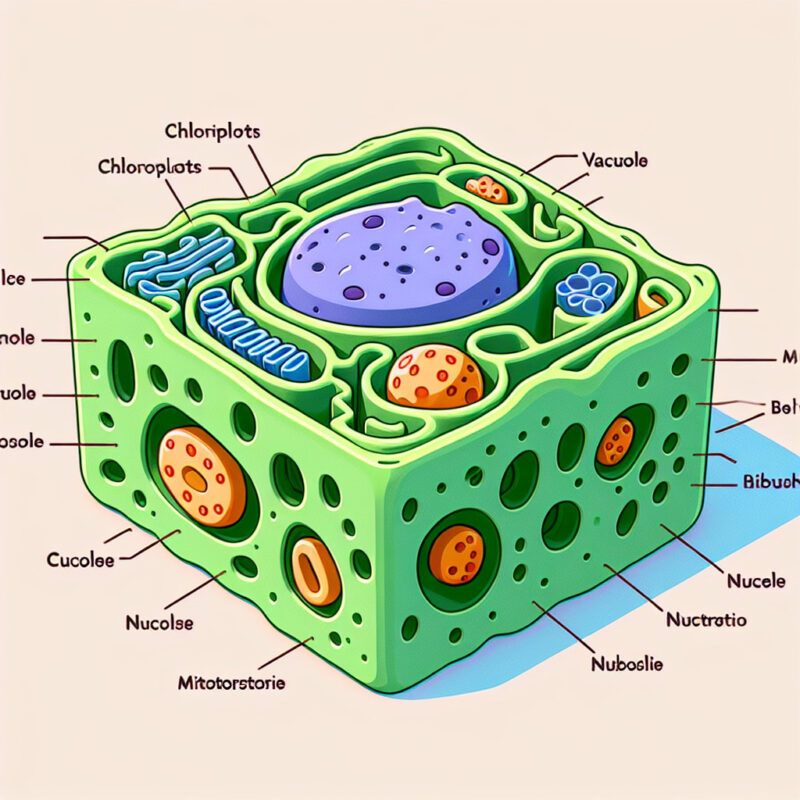 How To Make A 3d Model Of Plant Cell