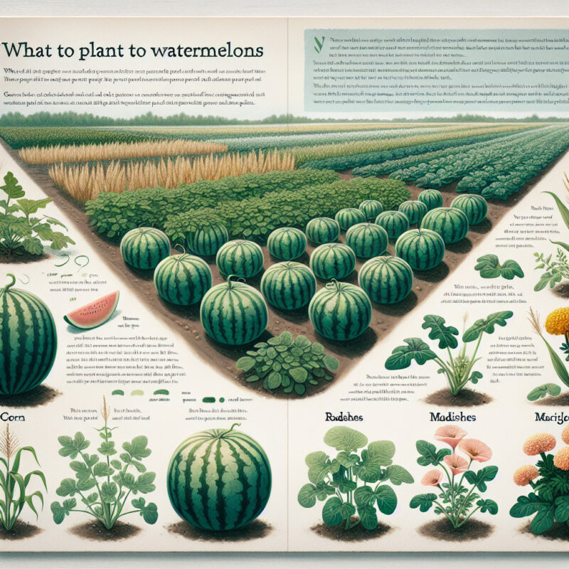 What To Plant By Watermelon