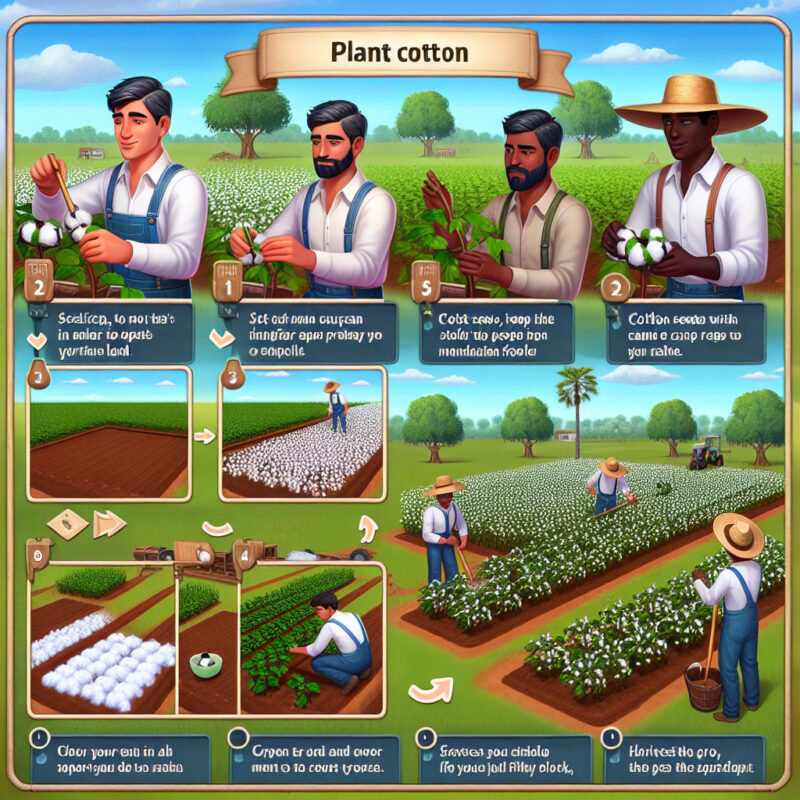 How To Plant Cotton Fs22