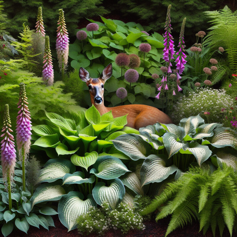 What To Plant With Hostas To Keep Deer Away
