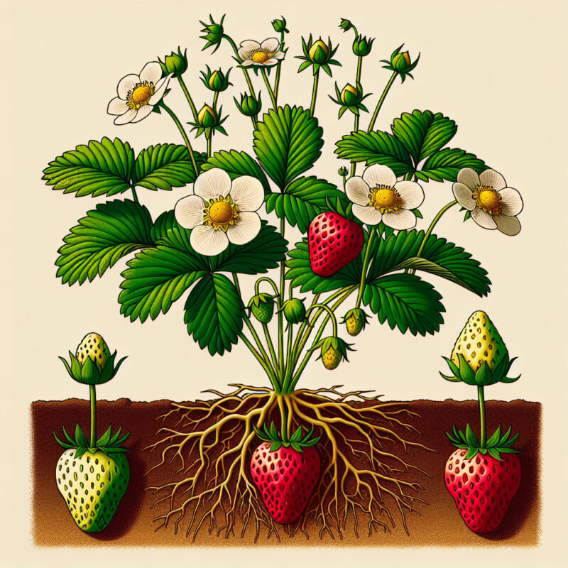 What A Strawberry Plant Looks Like