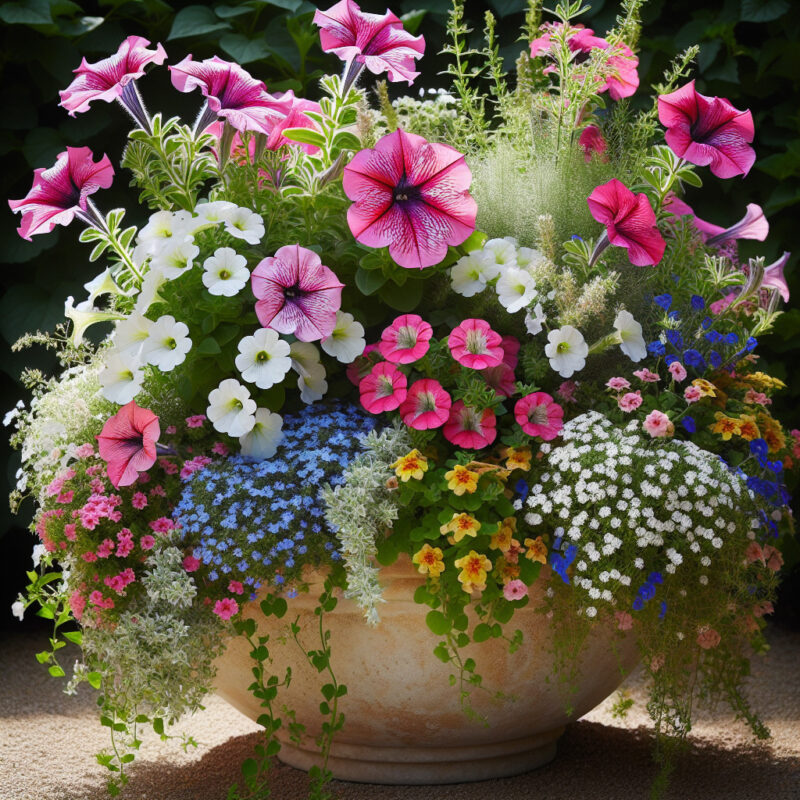 What To Plant With Wave Petunias In Containers