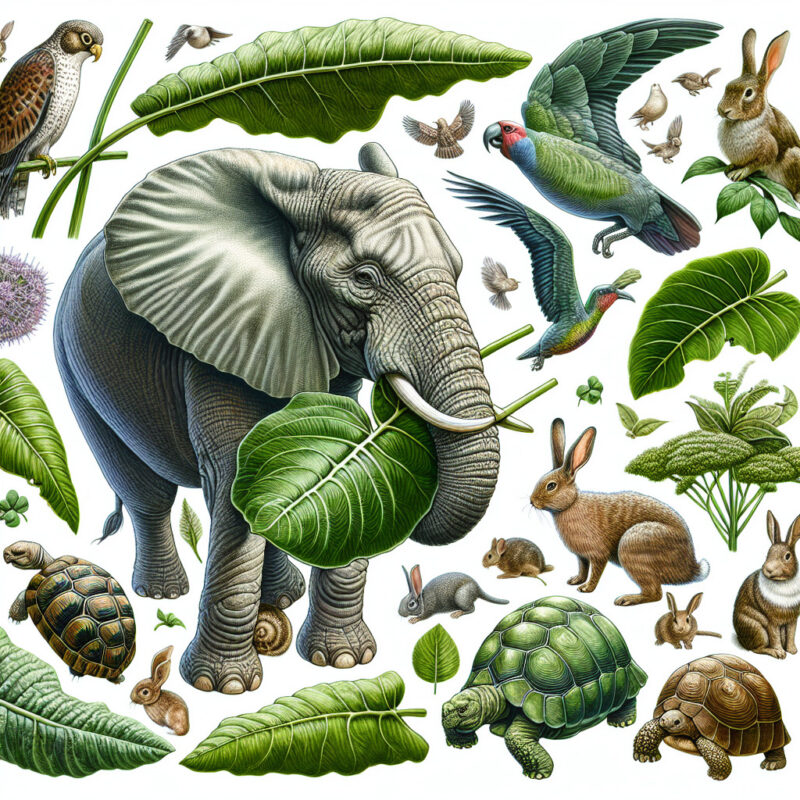 What Animals Eat Elephant Ear Plants