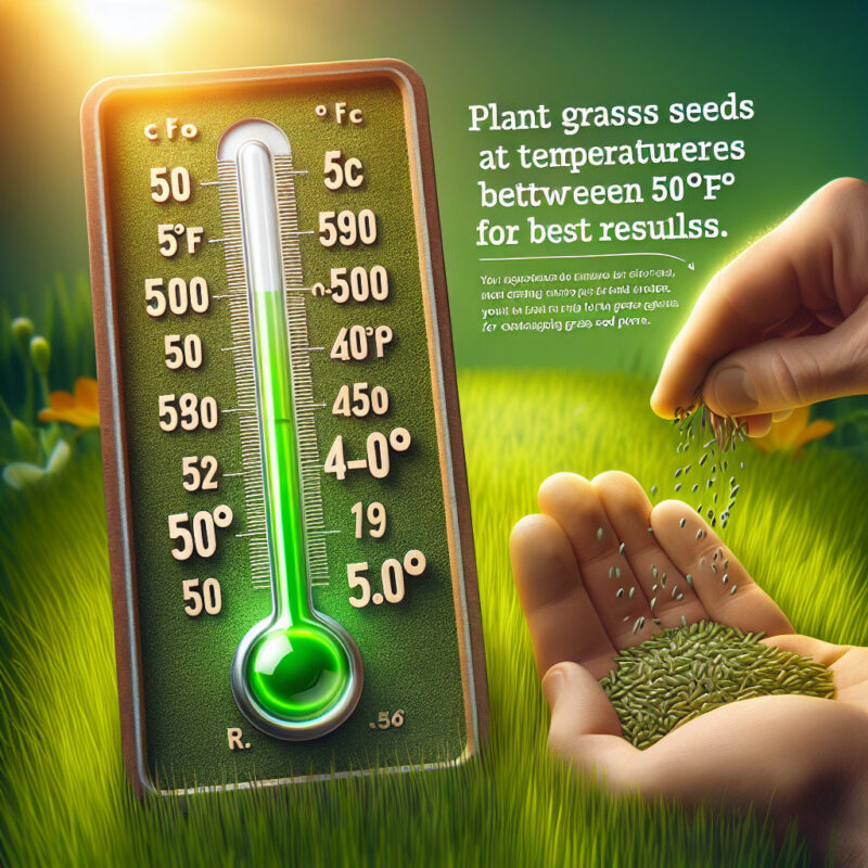 What Temp Should I Plant Grass Seed