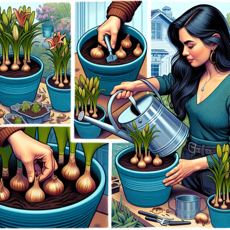 How To Plant Lilies In Pots