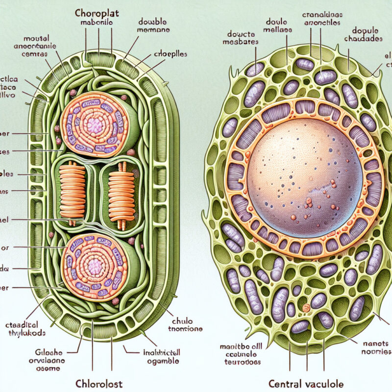 What Are 2 Organelles Found Only In Plant Cells