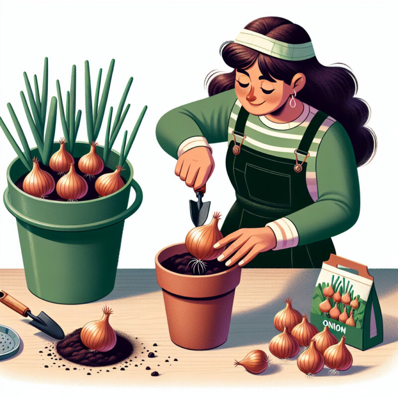 How To Plant Onions In A Pot