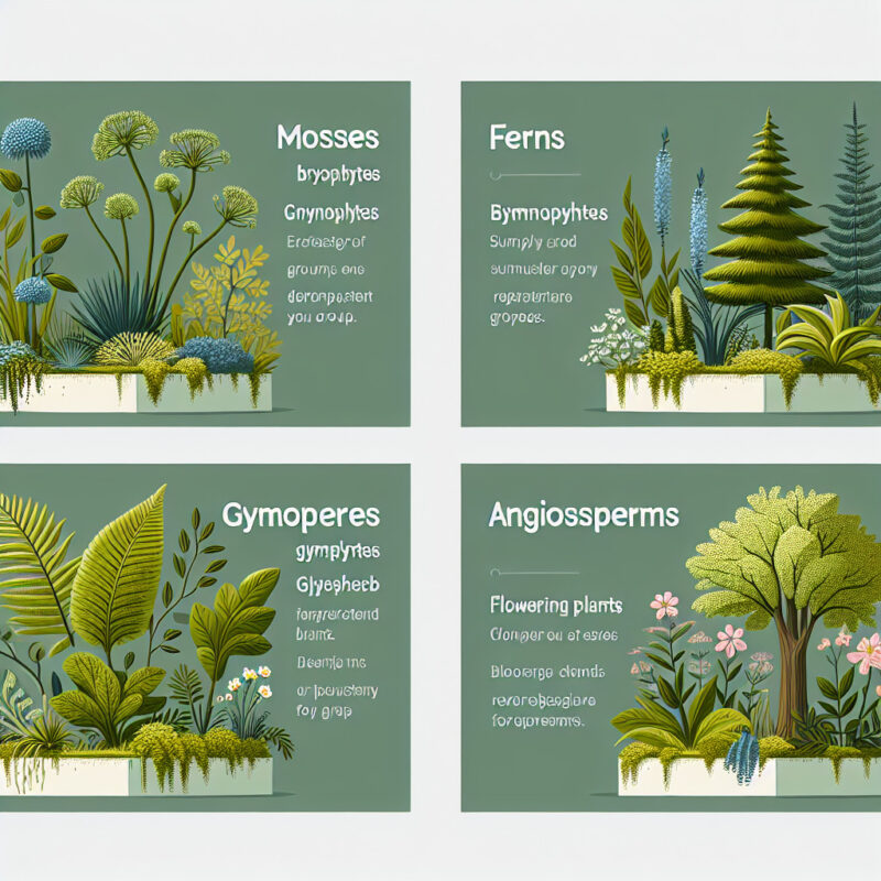 What Are The Four Major Groups Of Plants