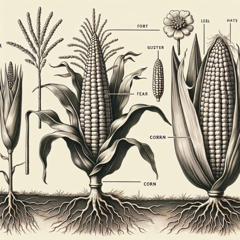 What Are The Parts Of A Corn Plant